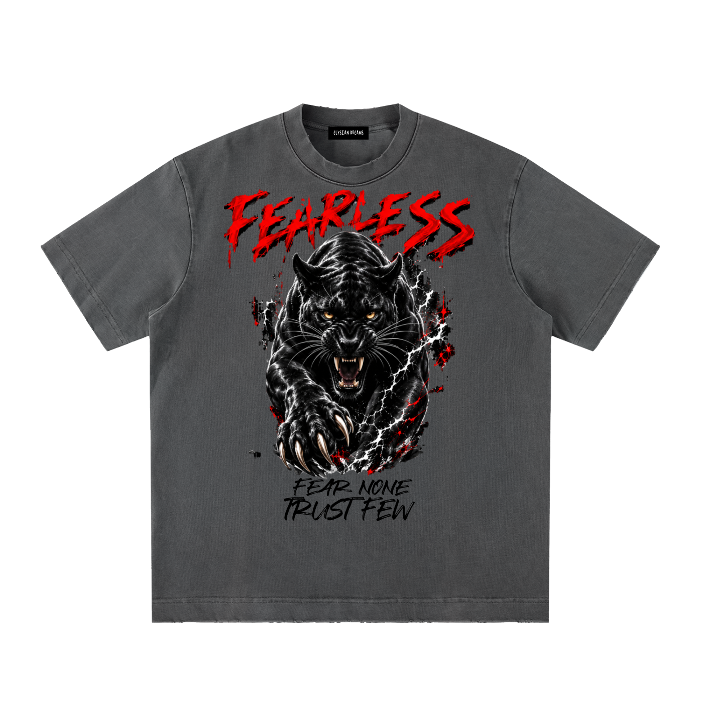 Heavyweight Vintage Washed Frayed T-Shirt