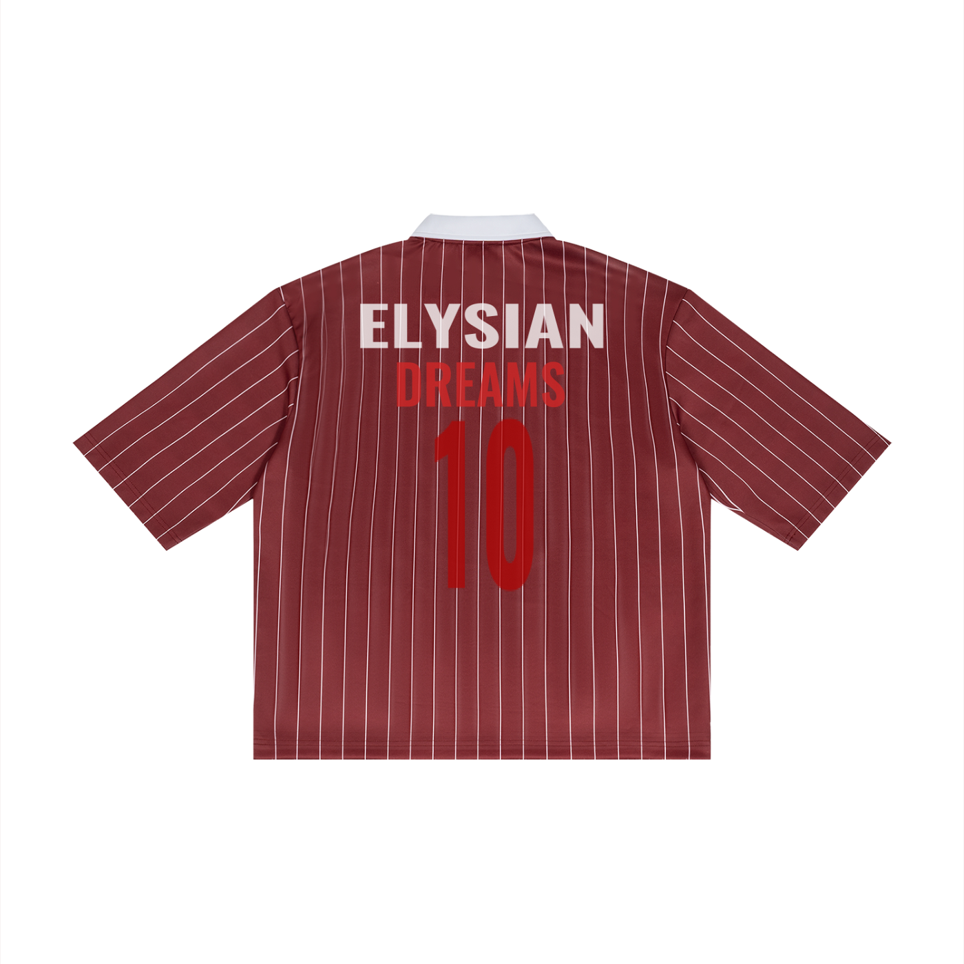 Unisex Pinstripe Collared Soccer Jersey
