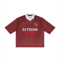 Unisex Pinstripe Collared Soccer Jersey