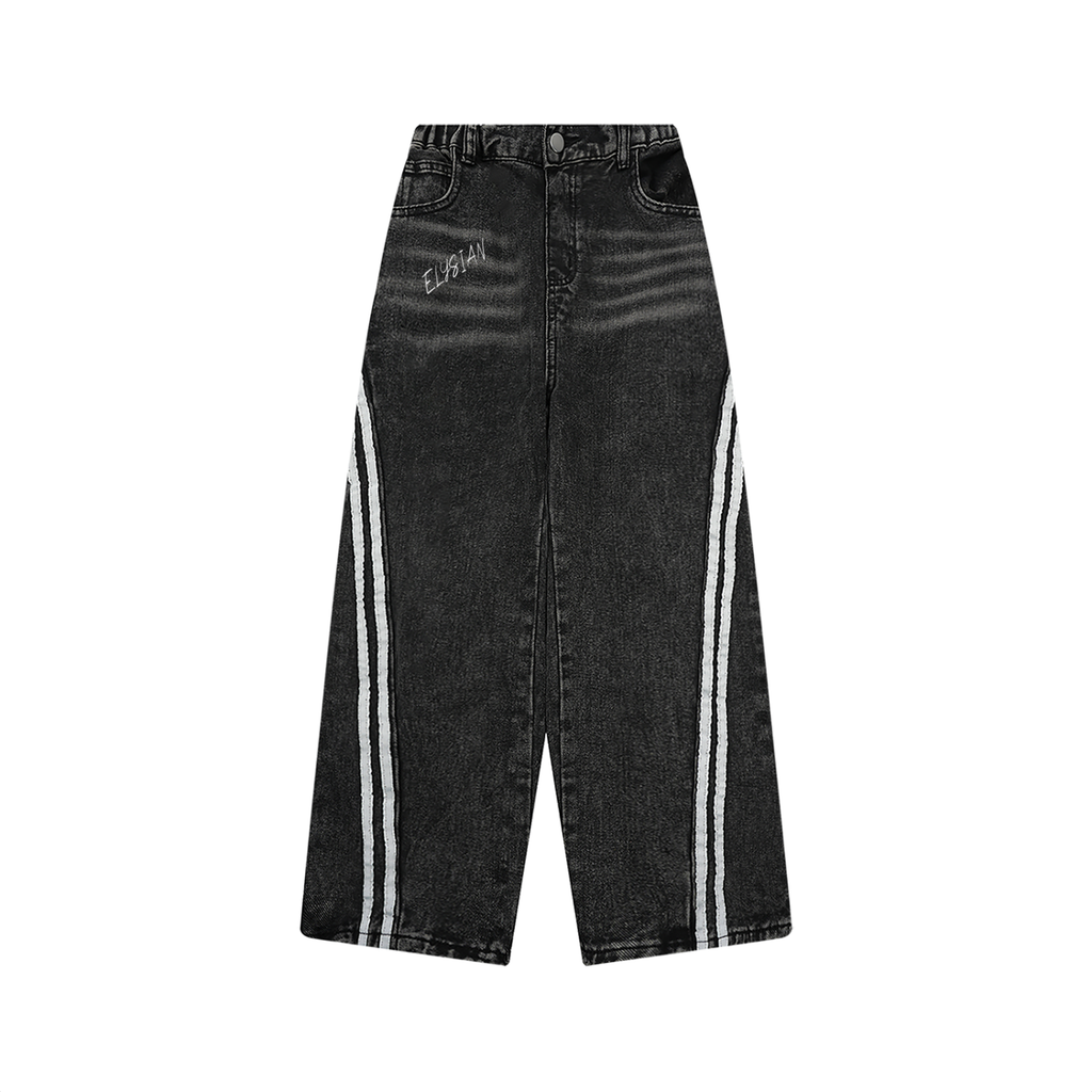 Elysian Kid’s Vintage Wash Side Stripe Jeans